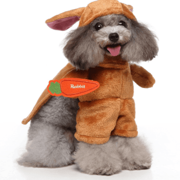 Funny Cosplay Pet Costume Set: Cute Cartoon Dog Outfit For Halloween And Christmas Dress-Up