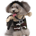 Funny Cosplay Pet Costume Set: Cute Cartoon Dog Outfit For Halloween And Christmas Dress-Up