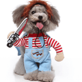 Funny Cosplay Pet Costume Set: Cute Cartoon Dog Outfit For Halloween And Christmas Dress-Up