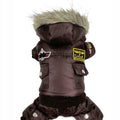 Air Force Inspired Four-Legged Pet Suit - Stylish Autumn And Winter Coats For Dogs