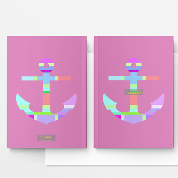 Anchor Kids Notebook - Pink, Nautical Theme, Journal for Girls | by Victory In Wellness