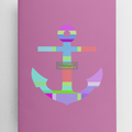 Anchor Kids Notebook - Pink, Nautical Theme, Journal for Girls | by Victory In Wellness